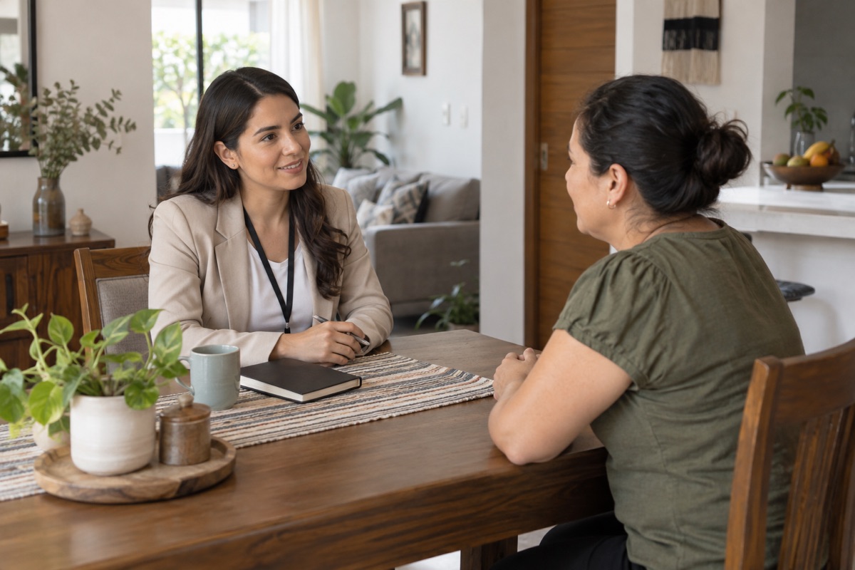 Visita domiciliaria como parte del estudio socioeconómico